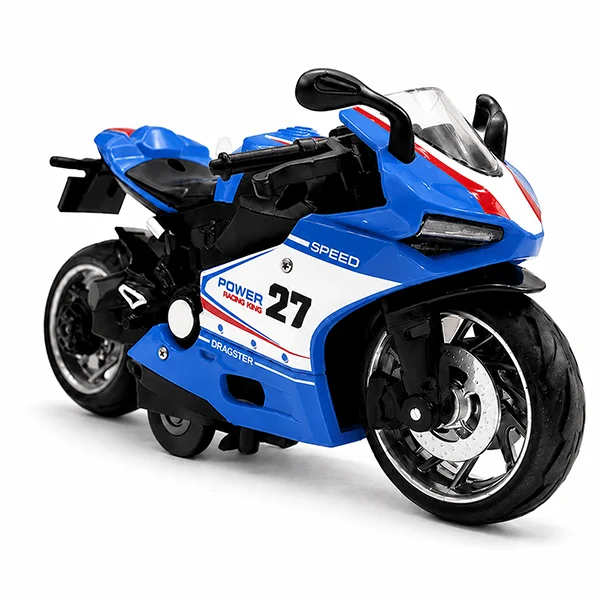 Mini Racing Superbike Toy Model – Speed 27 Heavy Bike Toy with Realistic Sports Design for Kids
