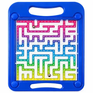 Kids Balance Ball Maze Board Game (8" x 5.5") – Hand-Eye Coordination & Concentration Puzzle Toy for Kids