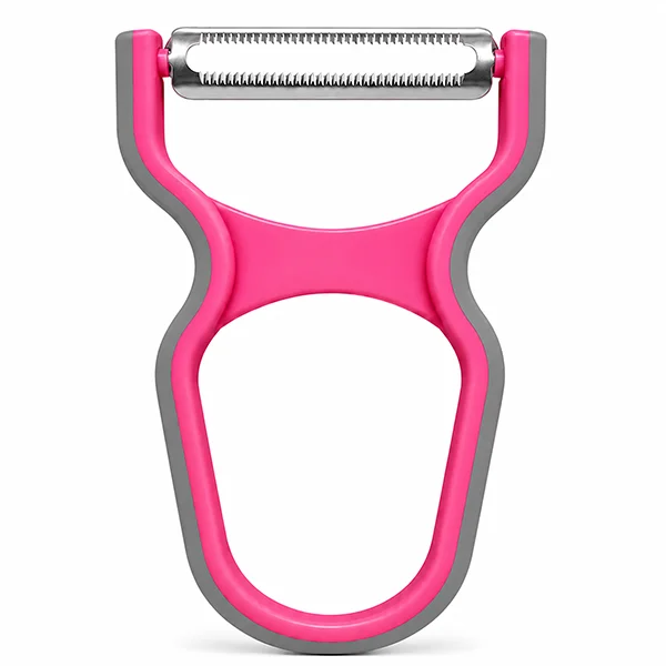Vocen 3-Piece Vegetable & Fruit Peeler Set – Stainless Steel Straight, Serrated & Julienne Peelers